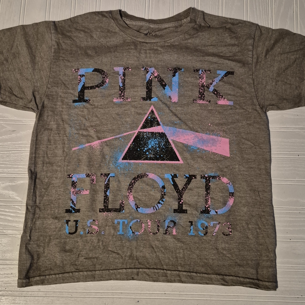 Pink Floyd US Tour 1973 Graphic Print Womens Girls Appears To Be A Crop Top